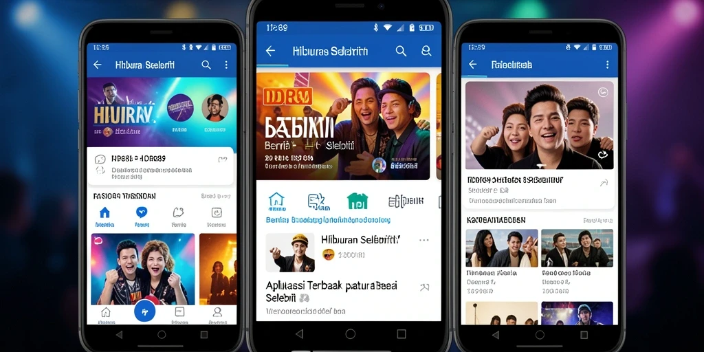 Tampilan antarmuka IDR89 dengan berita selebriti terbaru.