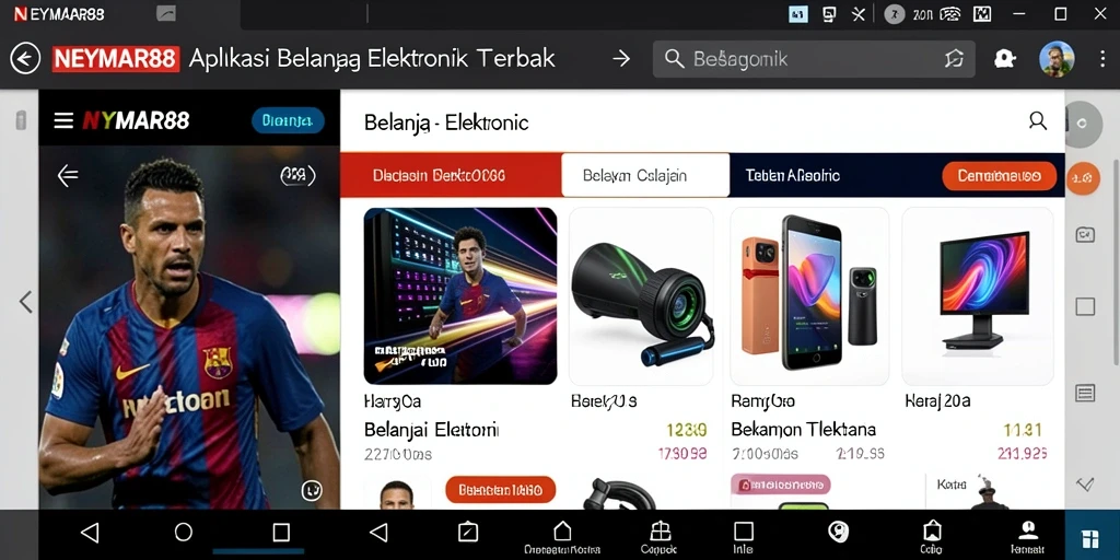 Antarmuka NEYMAR88 yang modern dan mudah digunakan.