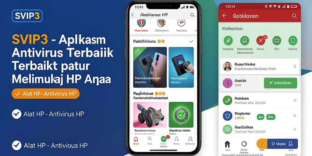 Antarmuka pengguna SVIP3 yang sederhana dan fungsional.