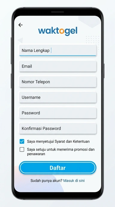 Panduan Lengkap Registrasi Akun Waktogel