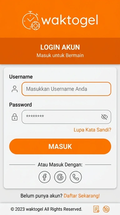 Masuk ke Akun Waktogel dengan Mudah